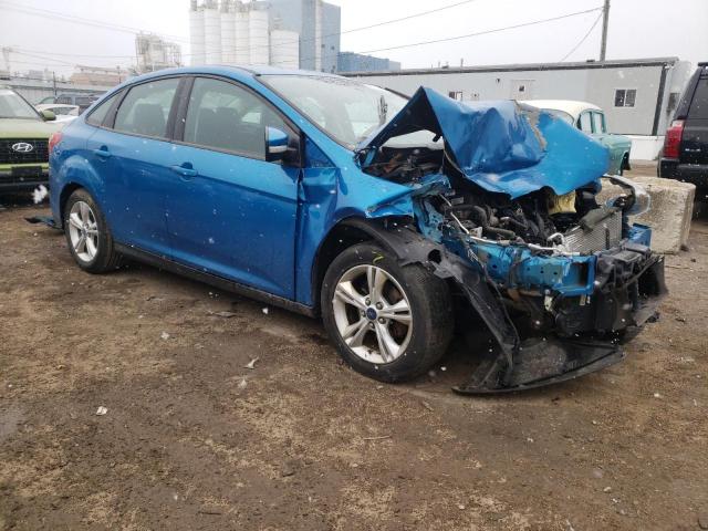 1FADP3F28DL113082 - 2013 FORD FOCUS SE BLUE photo 4