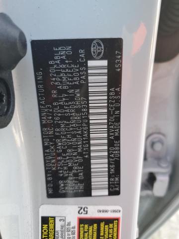 4T1G11AK6PU158357 - 2023 TOYOTA CAMRY SE NIGHT SHADE WHITE photo 13