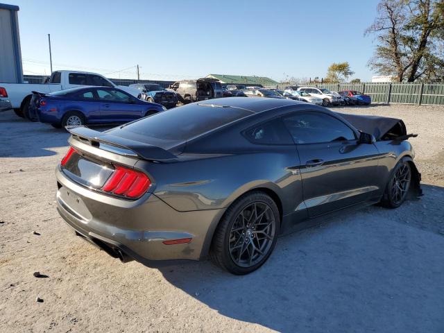 1FA6P8TH8J5113033 - 2018 FORD MUSTANG GRAY photo 3