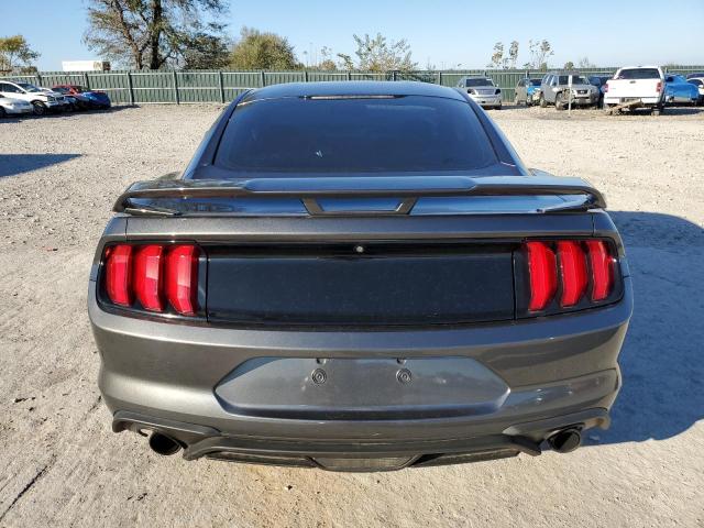 1FA6P8TH8J5113033 - 2018 FORD MUSTANG GRAY photo 6