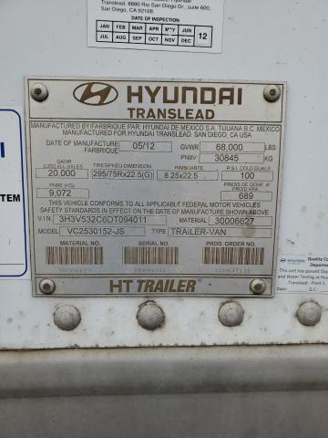 3H3V532C6DT094011 - 2013 HYUNDAI DRYVAN WHITE photo 10