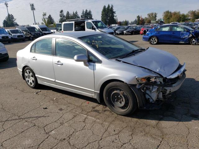 1HGFA16599L017022 - 2009 HONDA CIVIC LX SILVER photo 4