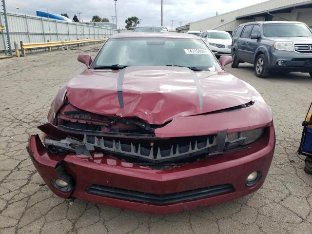 2G1FB1EV7A9133398 - 2010 CHEVROLET CAMARO LT RED photo 5