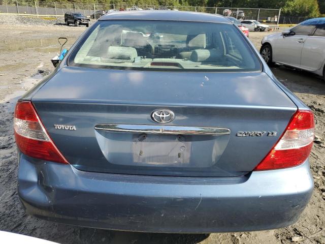 4T1BE32K03U787454 - 2003 TOYOTA CAMRY LE BLUE photo 6