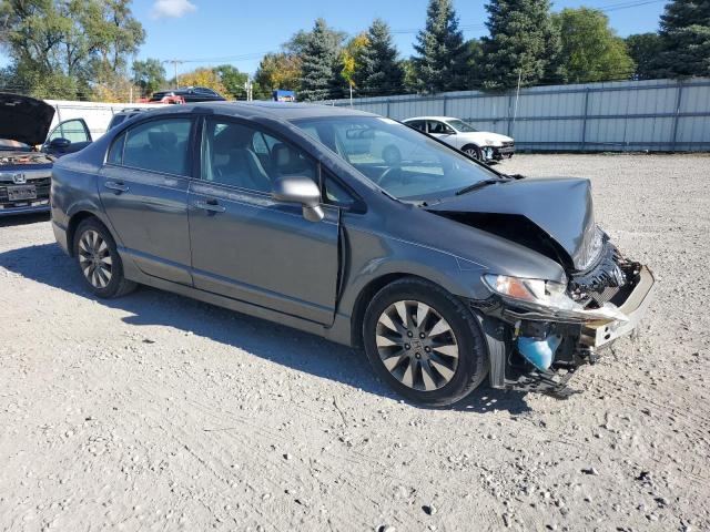 2HGFA1F87AH553317 - 2010 HONDA CIVIC EX GRAY photo 4