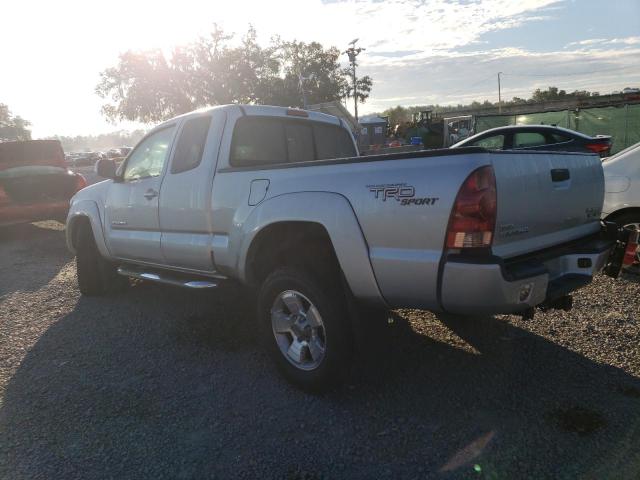 5TETU62N27Z433701 - 2007 TOYOTA TACOMA PRERUNNER ACCESS CAB SILVER photo 2