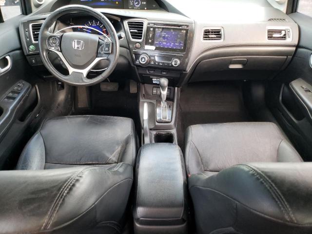 2HGFB2F96FH537421 - 2015 HONDA CIVIC EXL ნაცრისფერი ფოტო 8