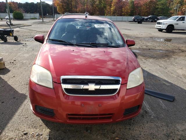 KL1TD5DE6BB150133 - 2011 CHEVROLET AVEO LS Qırmızı foto 5