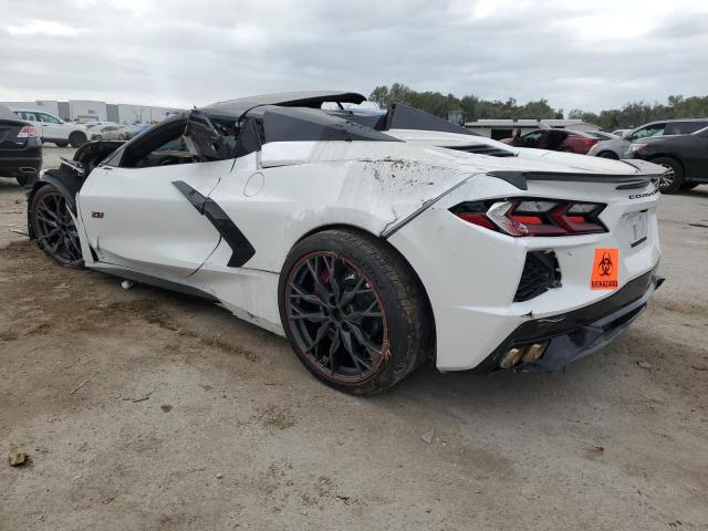 1G1YC3D43P5501155 - 2023 CHEVROLET CORVETTE STINGRAY 3LT WHITE photo 2