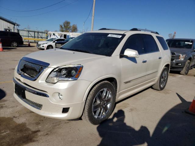 1GKKVTED2CJ225286 - 2012 GMC ACADIA DENALI WHITE photo 1