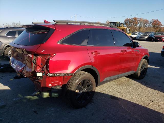 5XYRLDLCXNG085412 - 2022 KIA SORENTO S RED photo 3