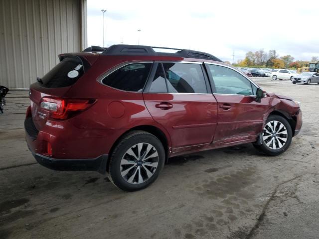 4S4BSANC4H3292365 - 2017 SUBARU OUTBACK 2.5I LIMITED RED photo 3