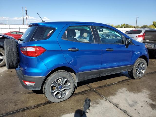 MAJ6P1SL8JC207650 - 2018 FORD ECOSPORT S BLUE photo 3