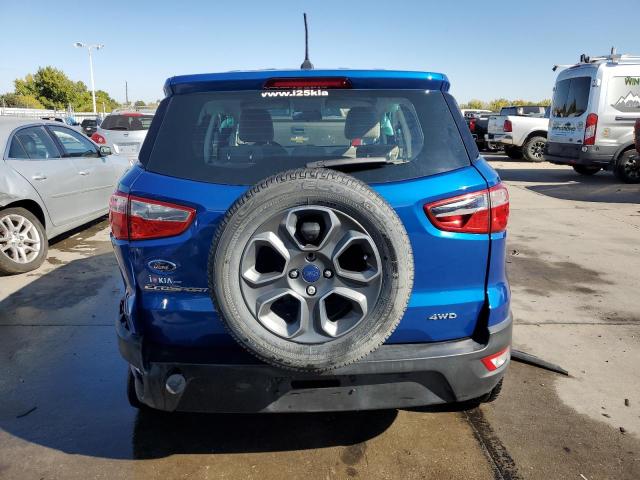 MAJ6P1SL8JC207650 - 2018 FORD ECOSPORT S BLUE photo 6