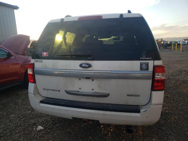 1FMJK1MT7FEF03735 - 2015 FORD EXPEDITION EL PLATINUM WHITE photo 6