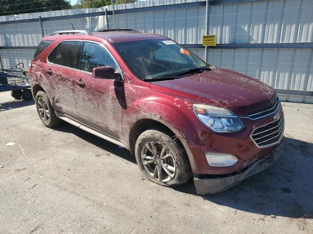 2GNALCEK1H1567445 - 2017 CHEVROLET EQUINOX LT RED photo 4