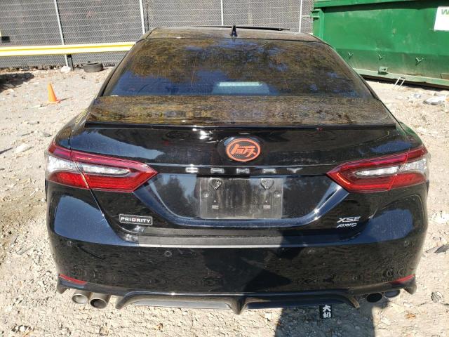 4T1K61BK8NU062348 - 2022 TOYOTA CAMRY XSE BLACK photo 6