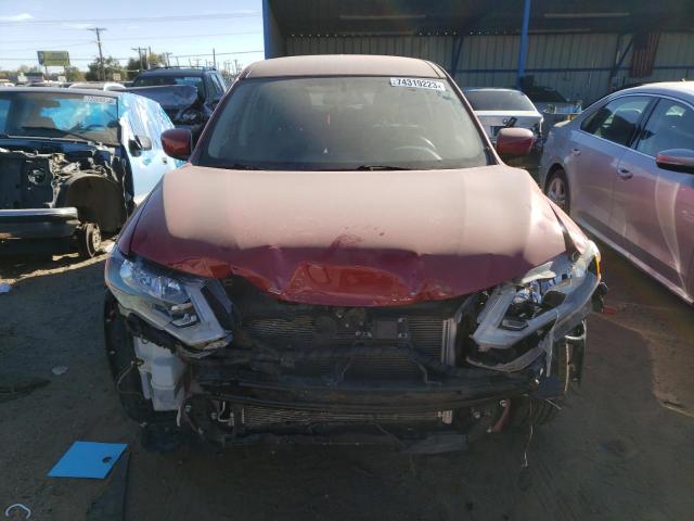 JN8AT2MV0HW269335 - 2017 NISSAN ROGUE S RED photo 5