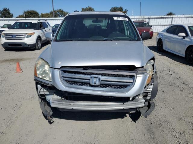 2HKYF18715H545532 - 2005 HONDA PILOT EXL SILVER photo 5