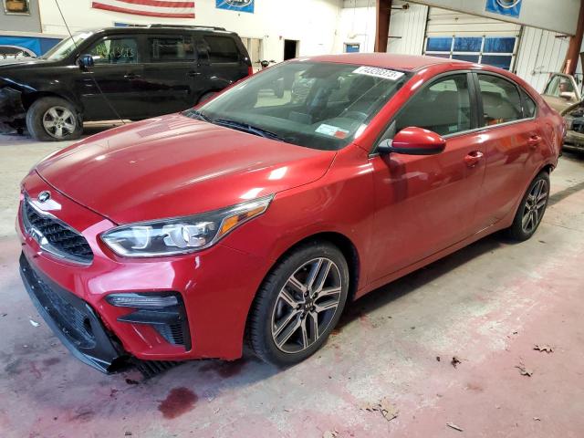 3KPF34AD3KE067759 - 2019 KIA FORTE GT LINE MAROON photo 1