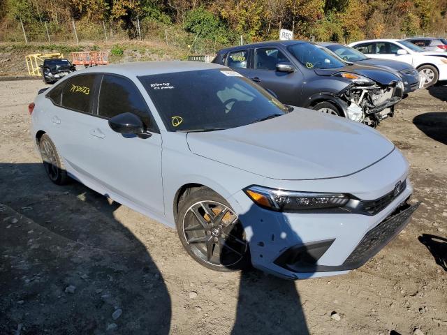 2HGFE2F50NH592983 - 2022 HONDA CIVIC SPORT ნაცრისფერი ფოტო 4