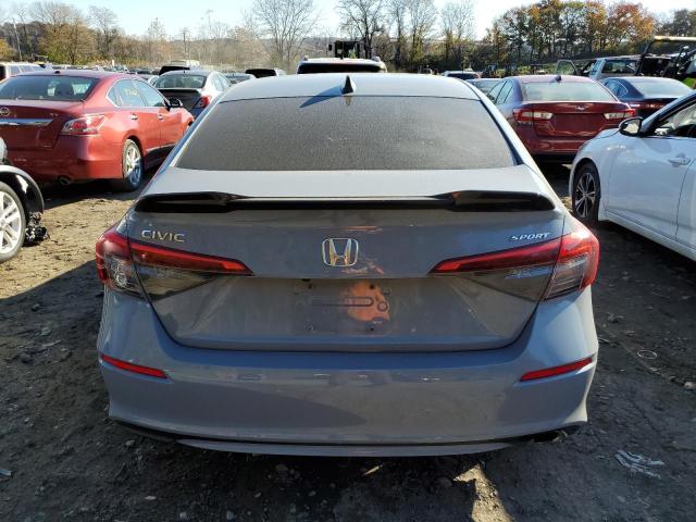 2HGFE2F50NH592983 - 2022 HONDA CIVIC SPORT ნაცრისფერი ფოტო 6