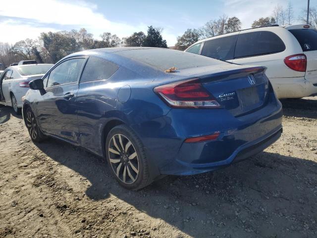 2HGFG3B05FH532872 - 2015 HONDA CIVIC EXL BLUE photo 2