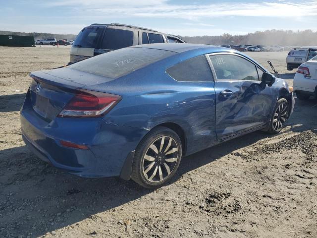 2HGFG3B05FH532872 - 2015 HONDA CIVIC EXL ლურჯი ფოტო 3