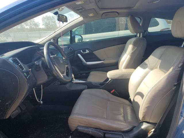 2HGFG3B05FH532872 - 2015 HONDA CIVIC EXL ლურჯი ფოტო 7