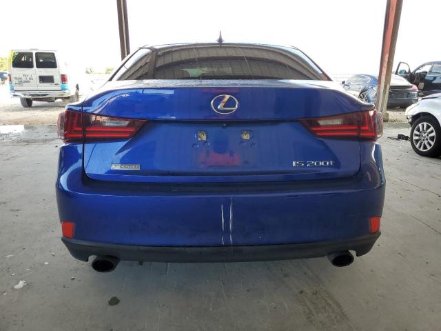 JTHBA1D21G5021314 - 2016 LEXUS IS 200T BLUE photo 6