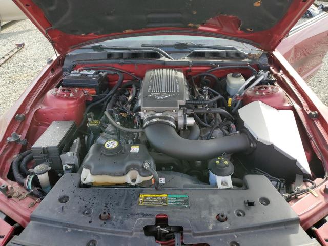 1ZVHT82H175208412 - 2007 FORD MUSTANG GT RED photo 11