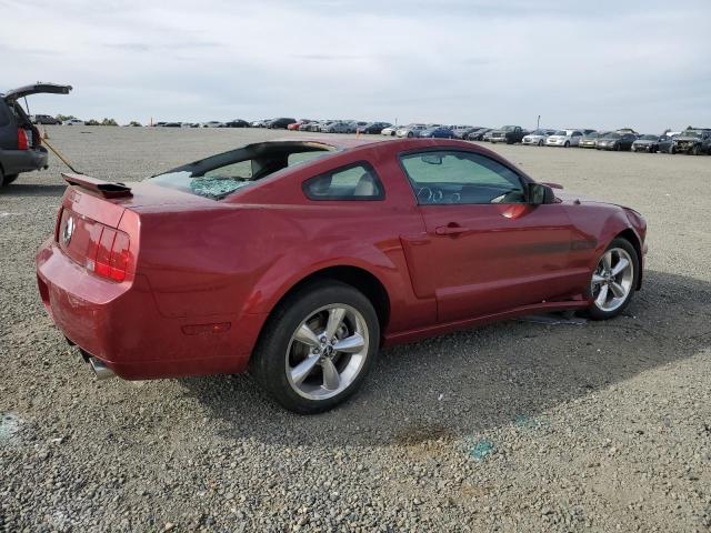 1ZVHT82H175208412 - 2007 FORD MUSTANG GT RED photo 3