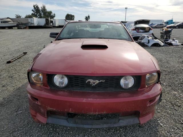 1ZVHT82H175208412 - 2007 FORD MUSTANG GT RED photo 5