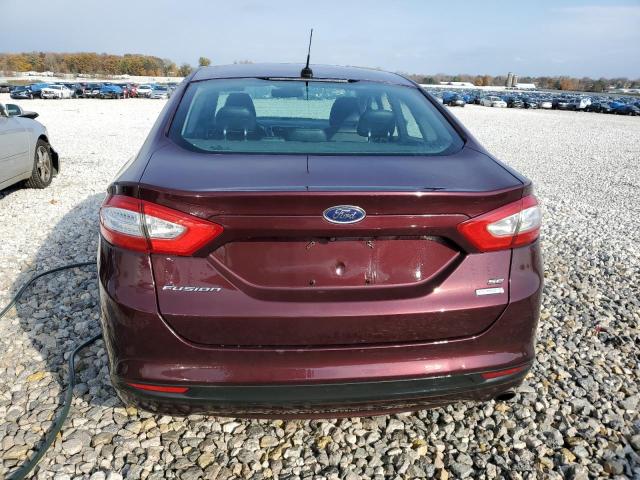 3FA6P0HR2DR162958 - 2013 FORD FUSION SE MAROON photo 6