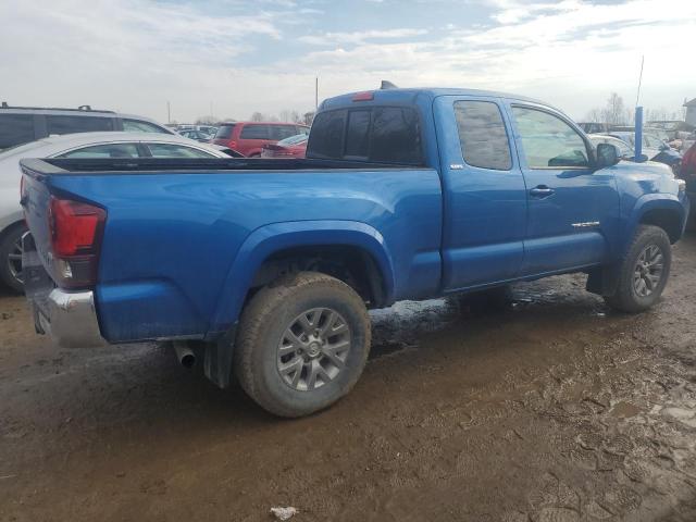 5TFSZ5AN8JX147150 - 2018 TOYOTA TACOMA ACCESS CAB ლურჯი ფოტო 3