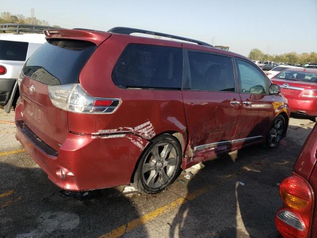 5TDXK3DC3FS675040 - 2015 TOYOTA SIENNA SPORT BURGUNDY photo 3