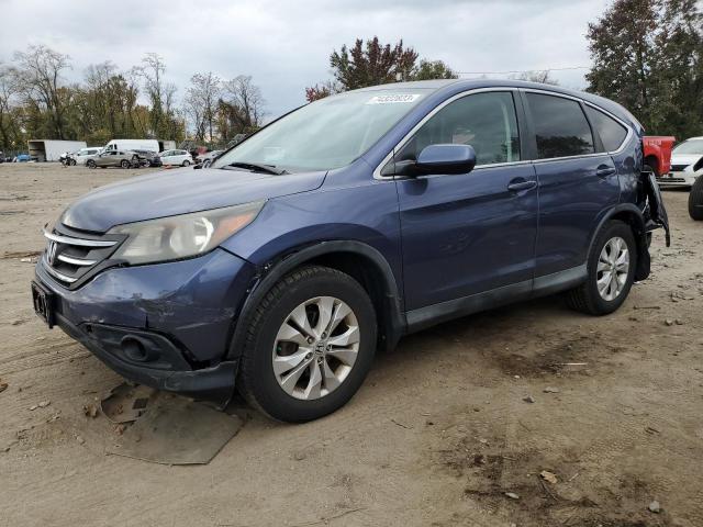 2HKRM3H53EH549439 - 2014 HONDA CR-V EX BLUE photo 1