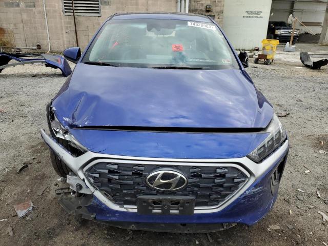 KMHC85LC1NU269306 - 2022 HYUNDAI IONIQ SEL BLUE photo 5