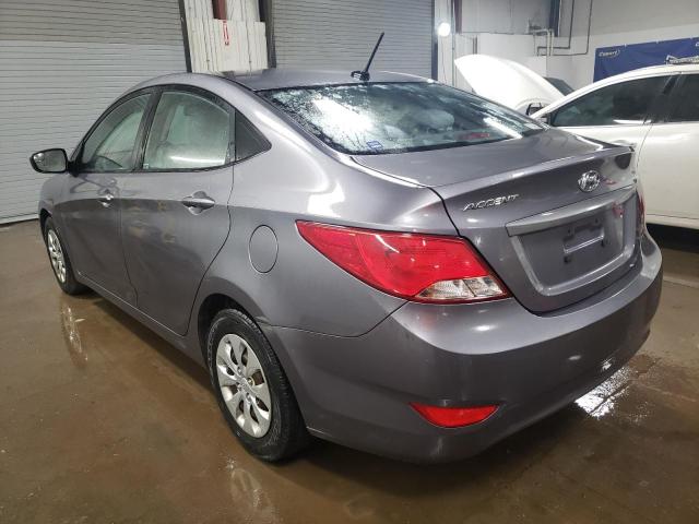 KMHCT4AE1FU861951 - 2015 HYUNDAI ACCENT GLS GRAY photo 2