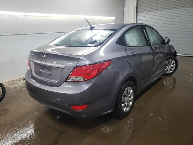 KMHCT4AE1FU861951 - 2015 HYUNDAI ACCENT GLS GRAY photo 3