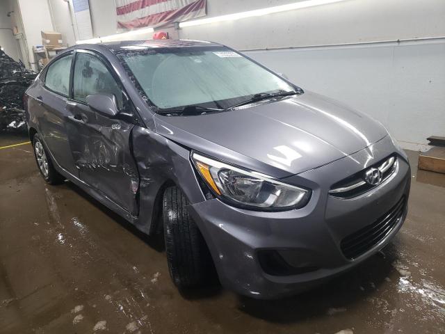 KMHCT4AE1FU861951 - 2015 HYUNDAI ACCENT GLS GRAY photo 4