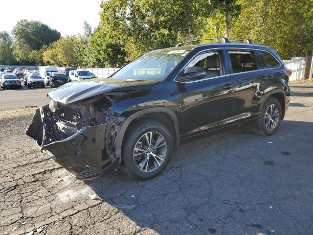 5TDJKRFH2GS352858 - 2016 TOYOTA HIGHLANDER XLE BLACK photo 1
