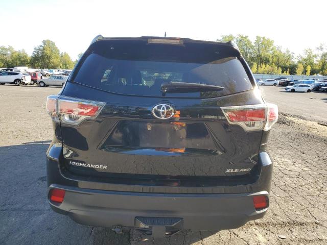 5TDJKRFH2GS352858 - 2016 TOYOTA HIGHLANDER XLE BLACK photo 6