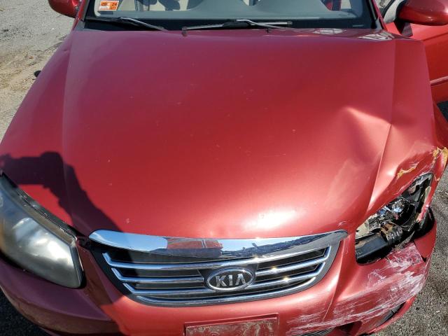 KNAFE222095665807 - 2009 KIA SPECTRA EX RED photo 11