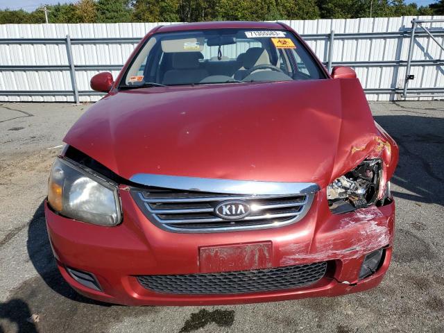 KNAFE222095665807 - 2009 KIA SPECTRA EX RED photo 5