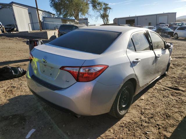 5YFBURHE4FP279789 - 2015 TOYOTA COROLLA L SILVER photo 3