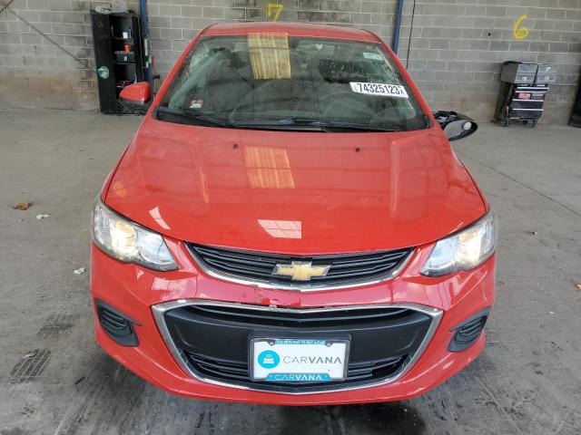 1G1JD5SH8H4157815 - 2017 CHEVROLET SONIC LT RED photo 5