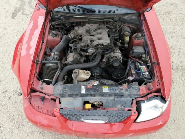 1FAFP40604F135084 - 2004 FORD MUSTANG RED photo 11