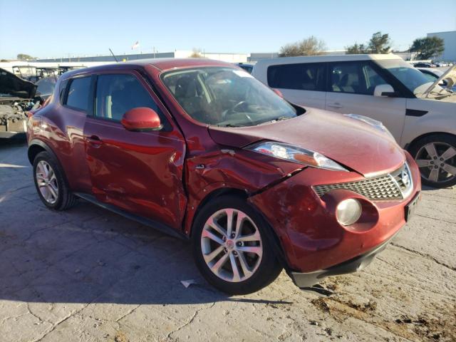 JN8AF5MRXET355356 - 2014 NISSAN JUKE S RED photo 4