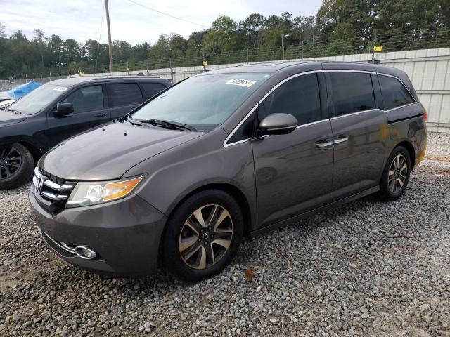 5FNRL5H98EB054587 - 2014 HONDA ODYSSEY TOURING GRAY photo 1